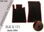 Alfombrillas para Mercedes SLK R 171 Premium ribete rojo